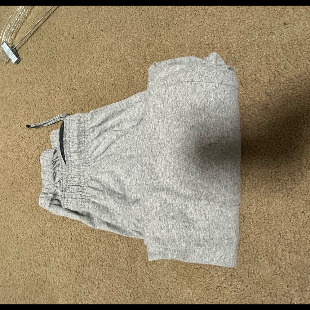 *small rip* (could easily sew it, pictured second image) Grey Champion sweatpant
